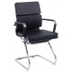 Avanti Medium Back Leather Cantilever Chair